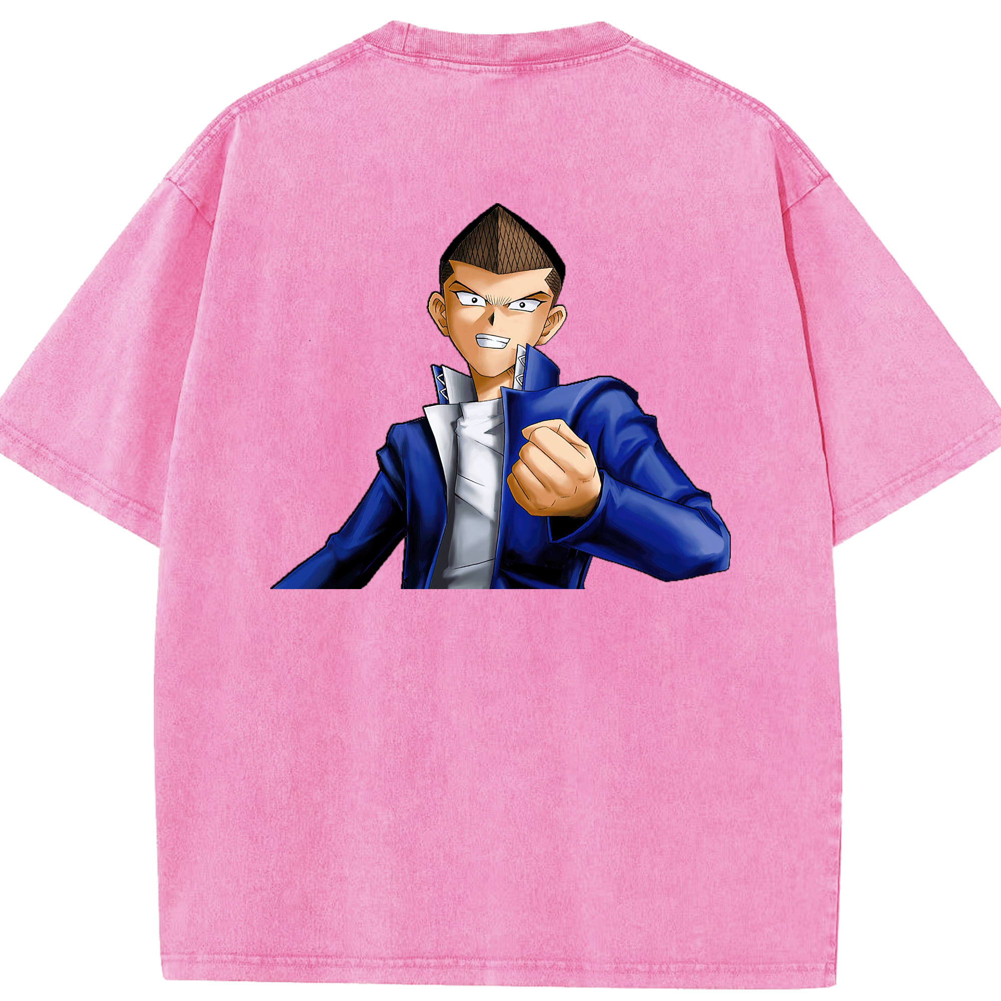 （画像用） 遊☆戯☆王 Yu-Gi-Oh! 綿100% ヴィンテージ風 半袖Tシャツ（背面プリント）
